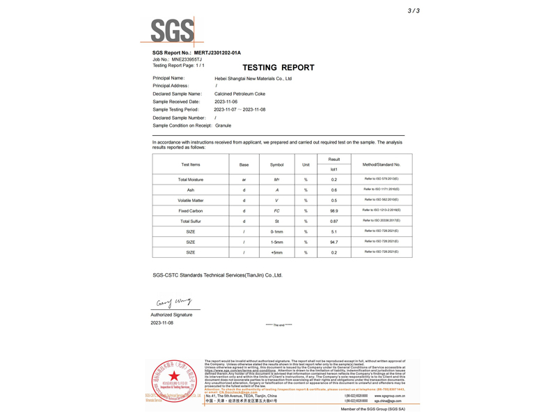 TESTING REPORT